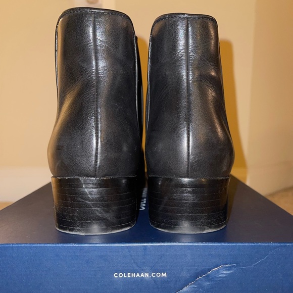 Black Cole Haan Booties Size 11 - Picture 5 of 6
